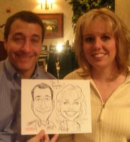 wedding caricature sample